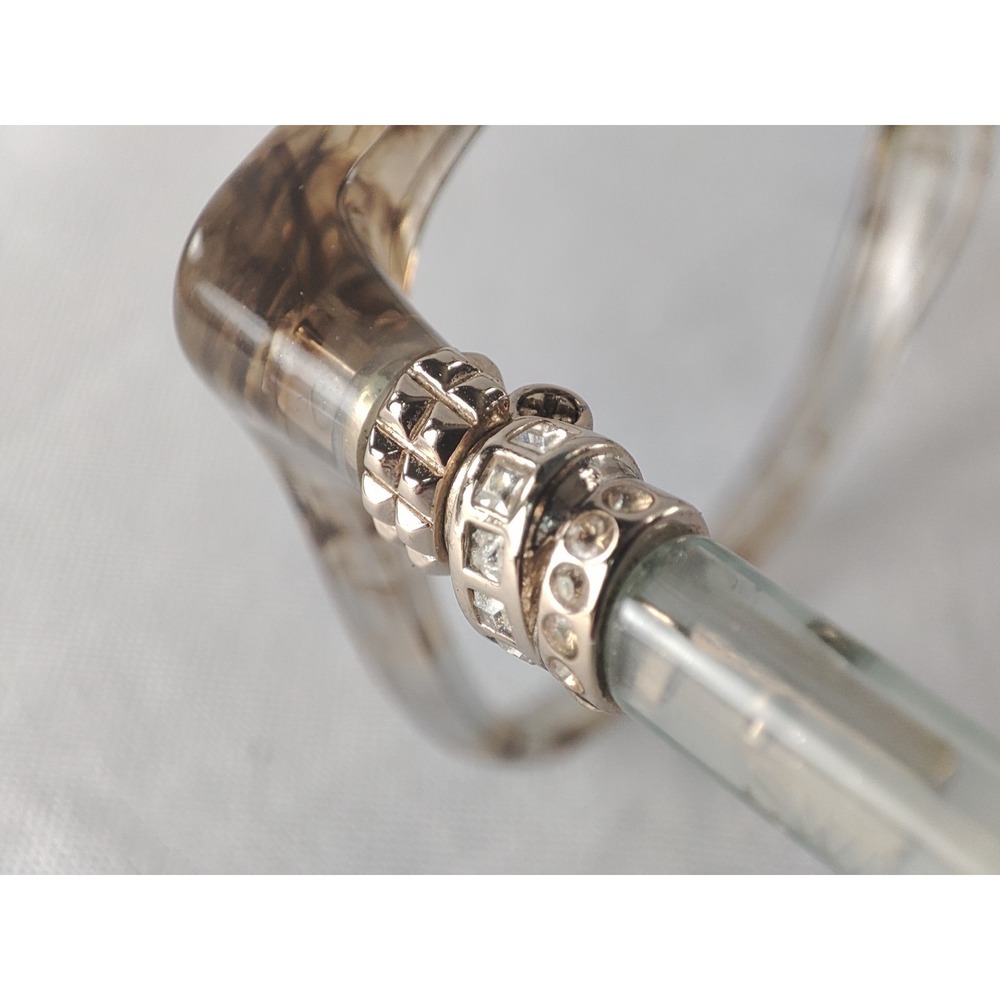 Swarovski SK5242-3 084 Marble Brown Eyeglass Frames 52-15-135 Crystal Hinge - Picture 7 of 11